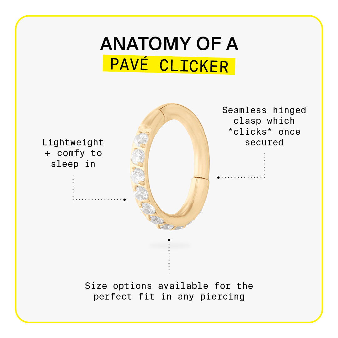 Pave Clicker 6mm