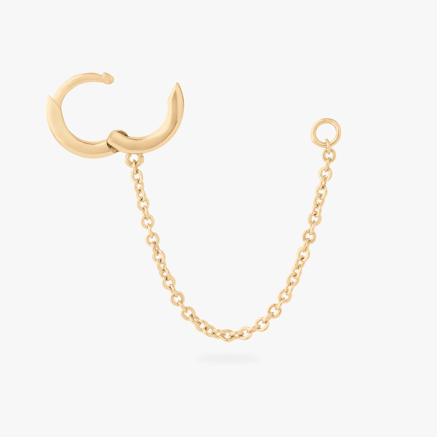 Micro Slim Chain Huggie