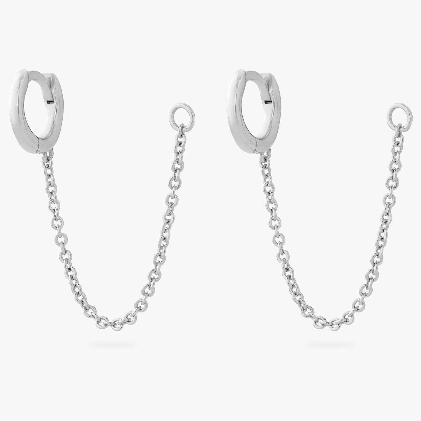 Micro Slim Chain Huggie