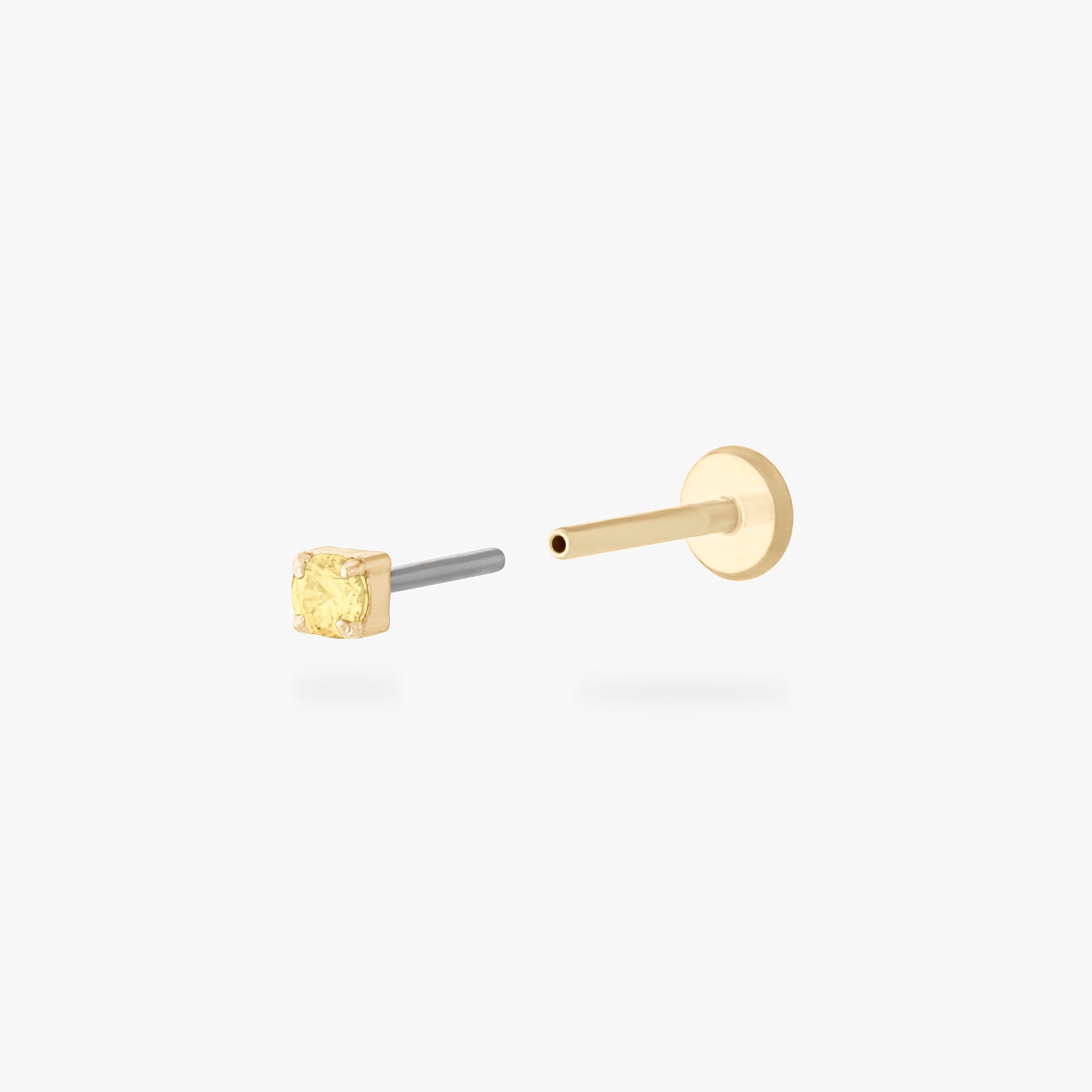 Micro CZ Flatback Stud