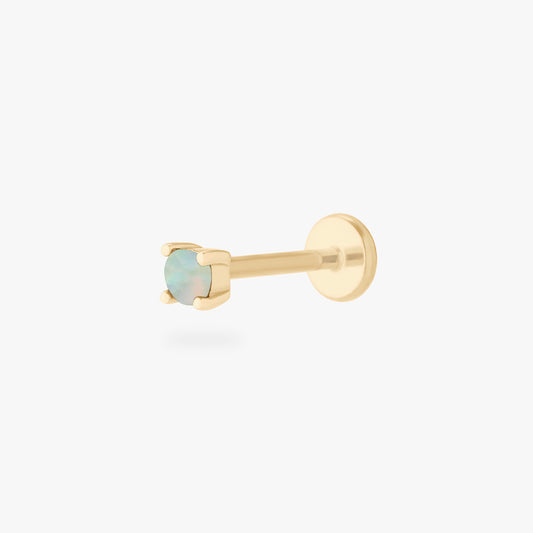 14K Opal Flatback