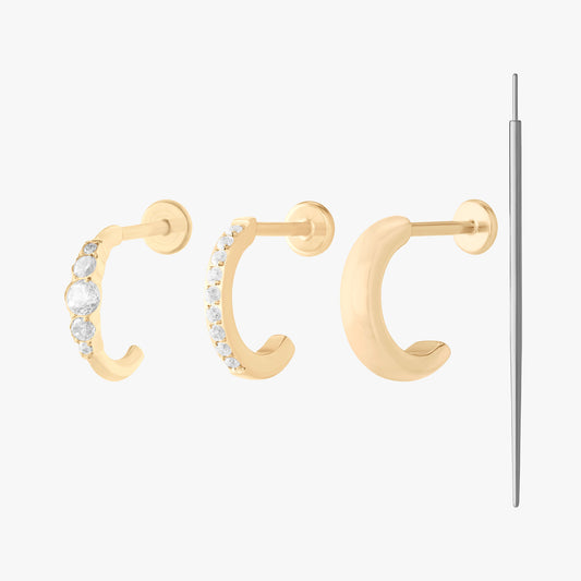 Flatback Huggie Stack Set