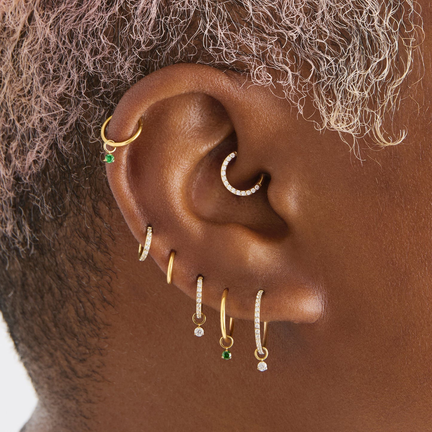 Micro CZ Clicker Charm