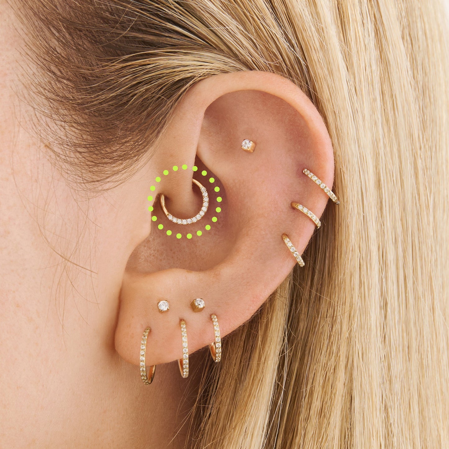 Pave Clicker 8mm Front Set