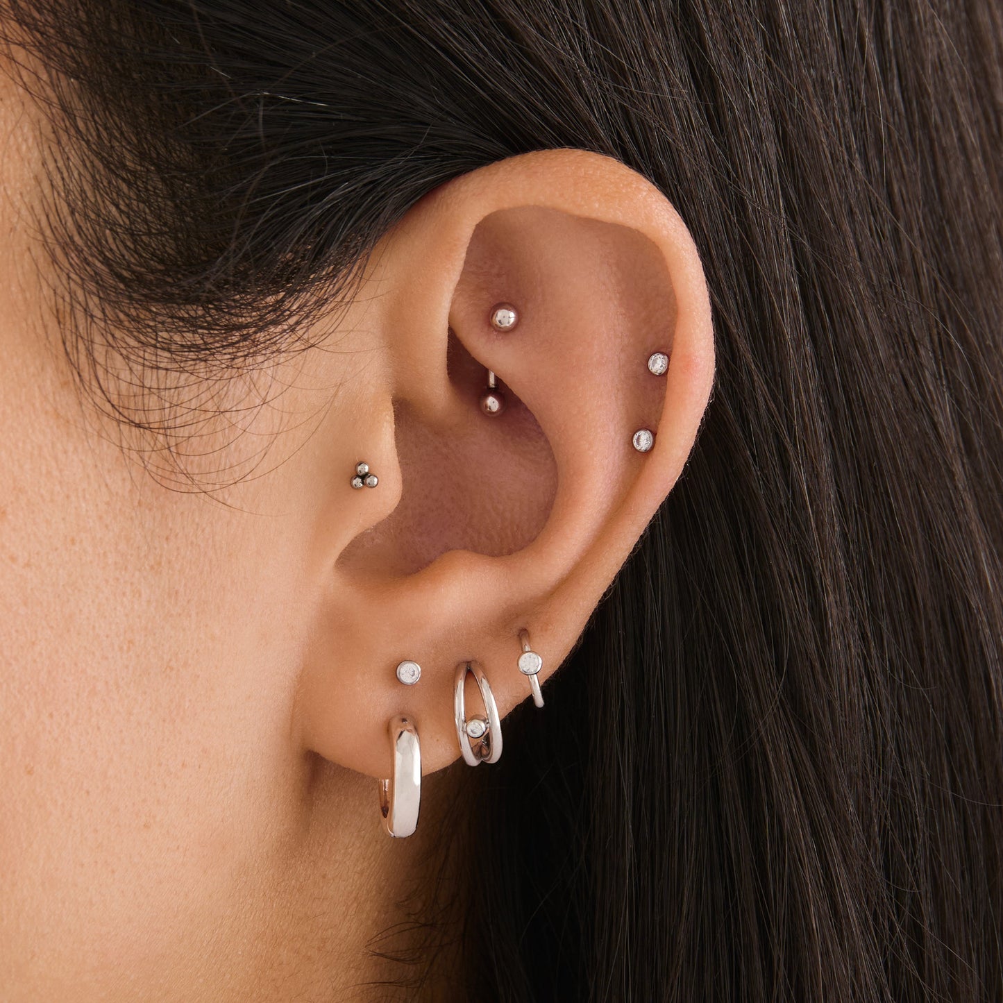 Chunky Flatback Huggie