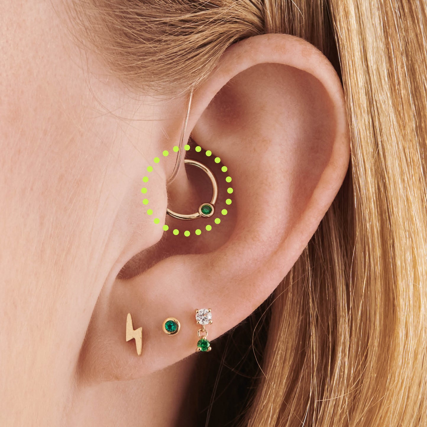 14K Bezel Clicker 8mm