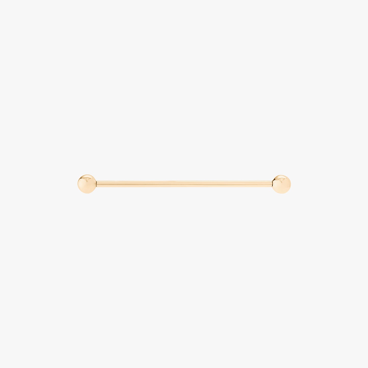 14K Industrial Bar 38mm