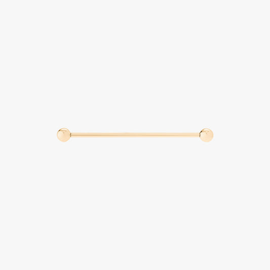 14K Industrial Bar 38mm