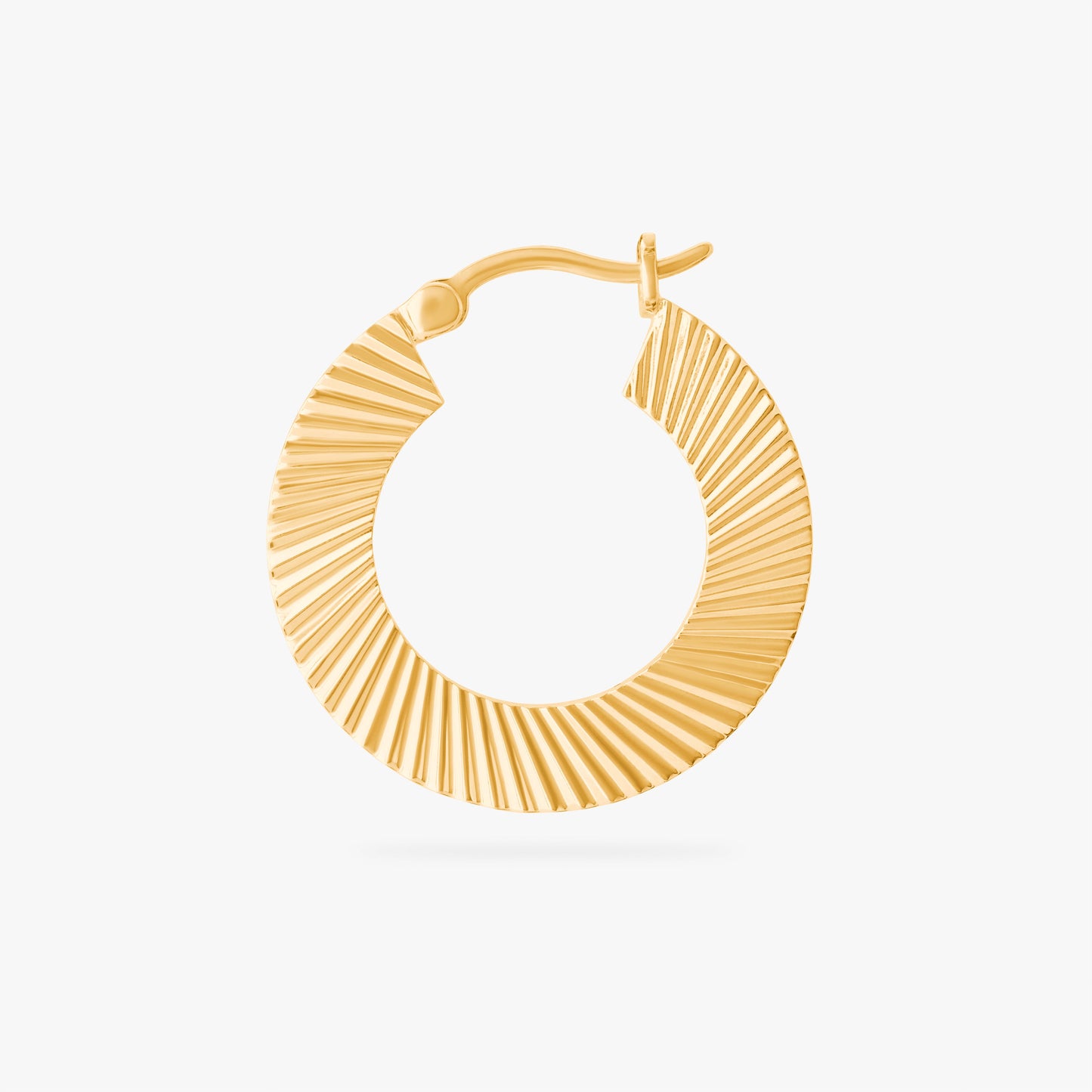 Fluted Crescent Hoop